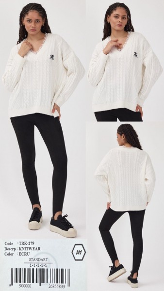 Женский Трикотажный Свитер A.M.N.