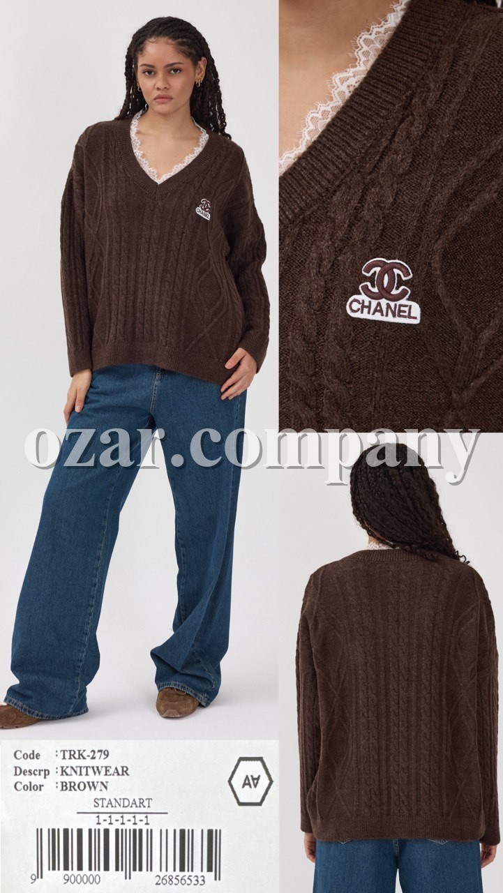 Женский Трикотажный Свитер A.M.N.