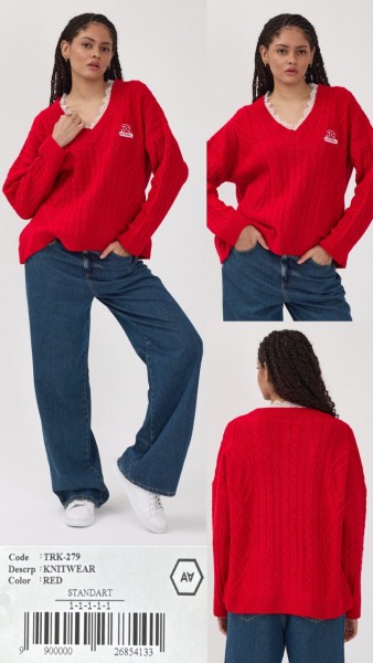 Женский Трикотажный Свитер A.M.N.