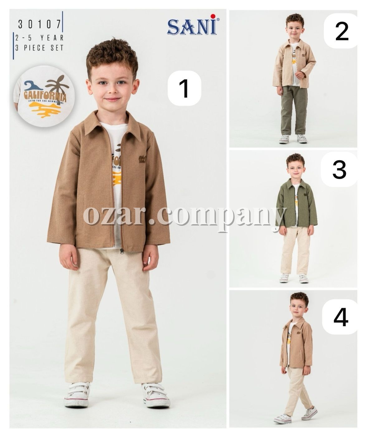 Костюм Тройка Для Мальчика Sani (2-3-4-5лет)