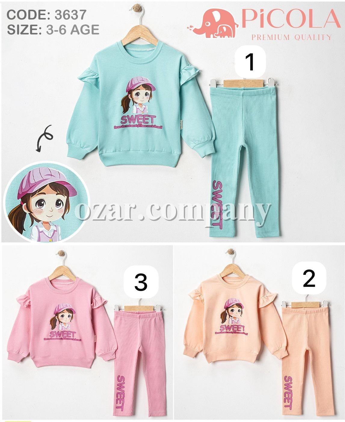 Костюм Для Девочки Picola (3-4-5-6лет)