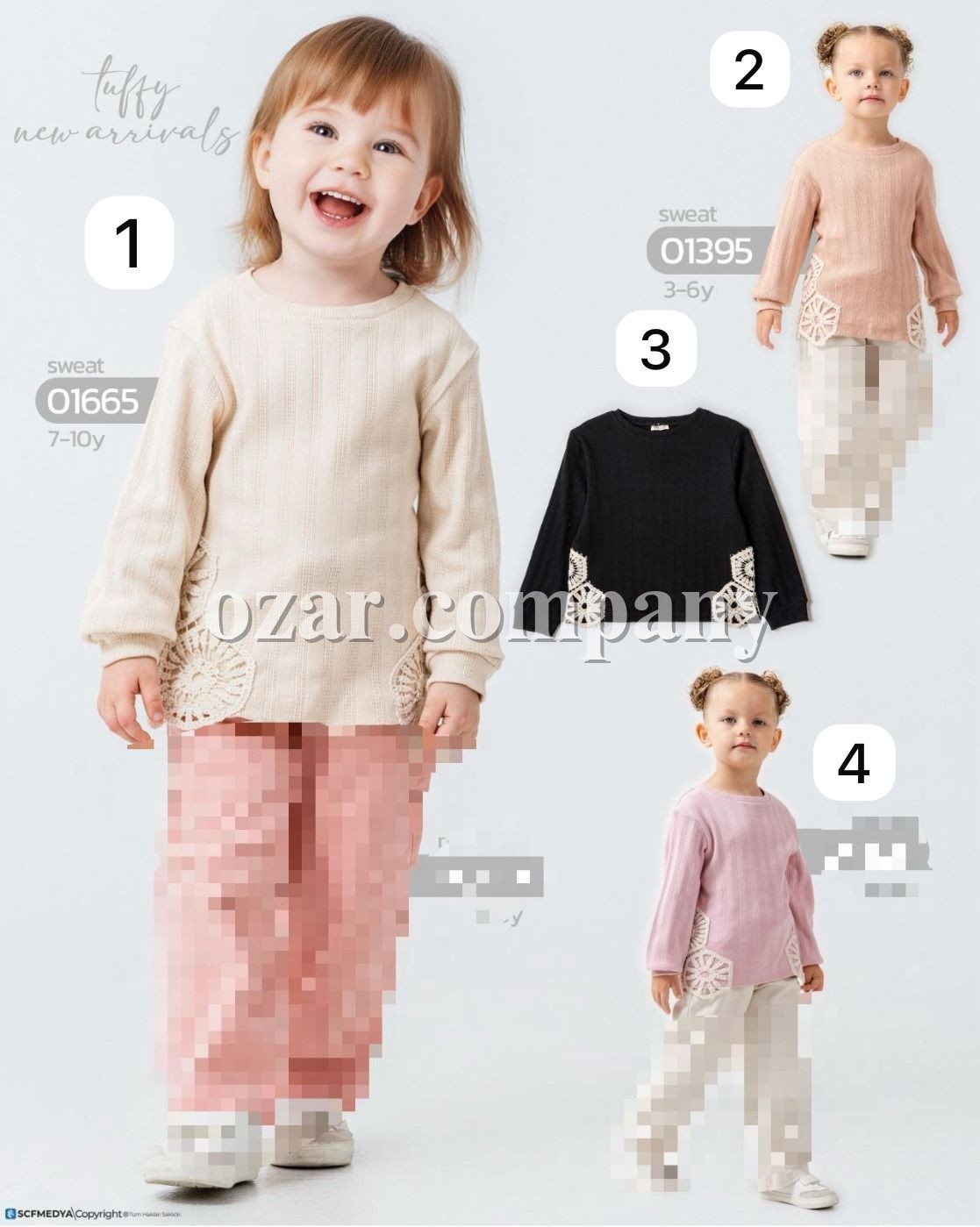 Свитшот Для Девочки Tuffy (7-8-9-10лет) 