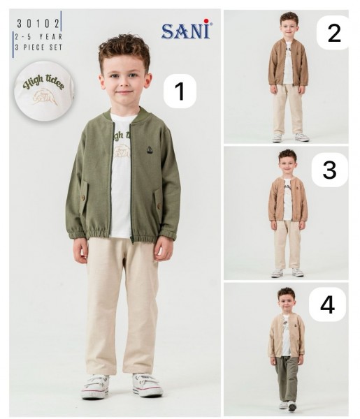 Костюм Тройка Для Мальчика Sani (2-3-4-5лет)