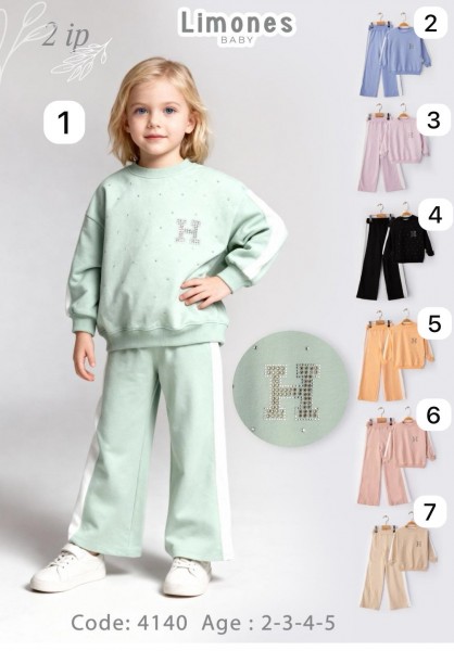 Костюм Двунитка Для Девочки Limones (2-3-4-5лет)