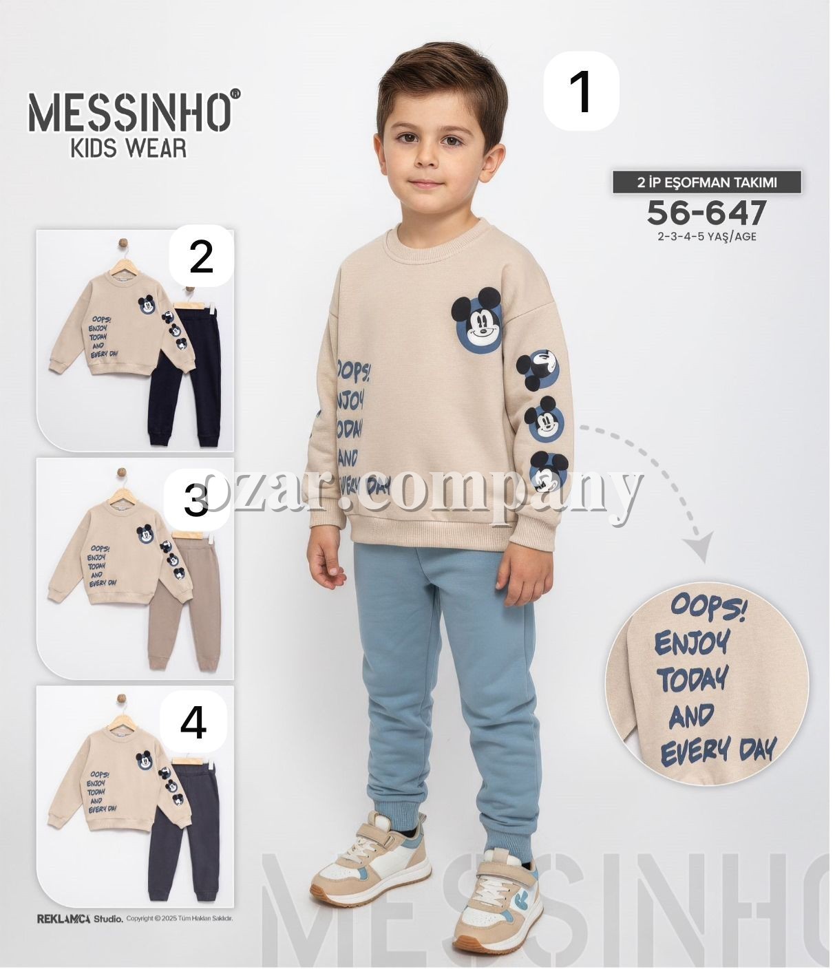 Костюм Двунитка Для Мальчика Messinho (2-3-4-5лет)