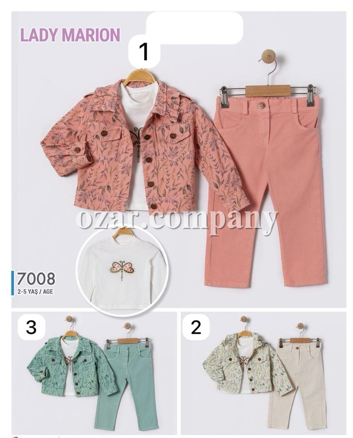 Костюм Тройка Для Девочки Lady Marion (2-3-4-5лет)