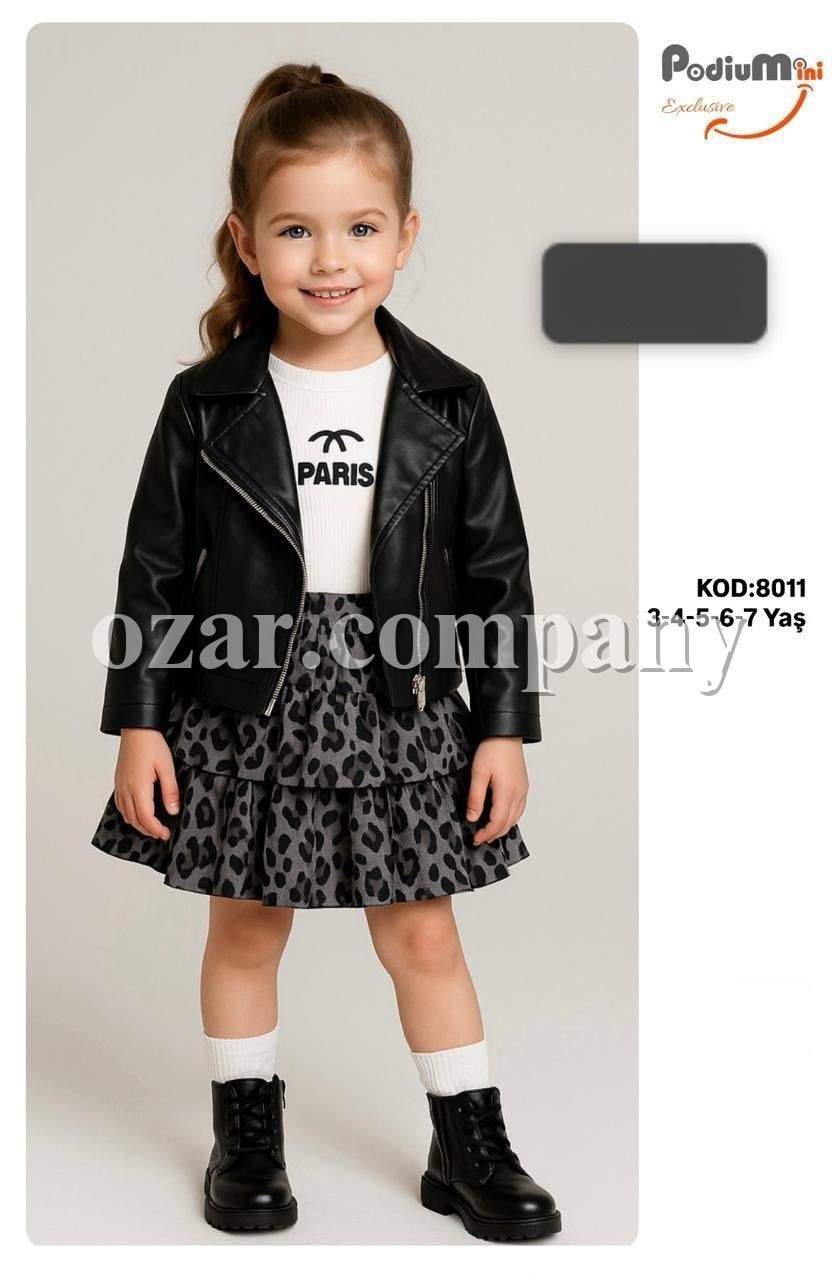 Костюм Тройка Для Девочки PodiuMini (3-4-5-6-7лет) 