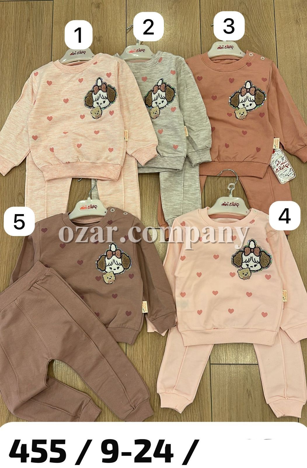 Костюм Двунитка Для Девочки Mini Clup (9-12-18-24мес.)