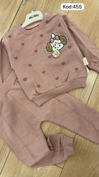 Костюм Двунитка Для Девочки Mini Clup (9-12-18-24мес.)