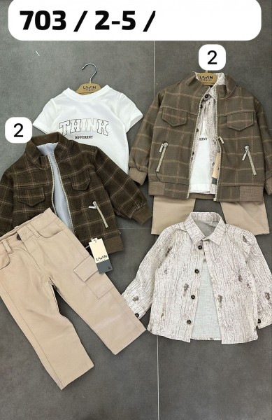 Костюм Четвёрка Для Мальчика Lavin (2-3-4-5лет)