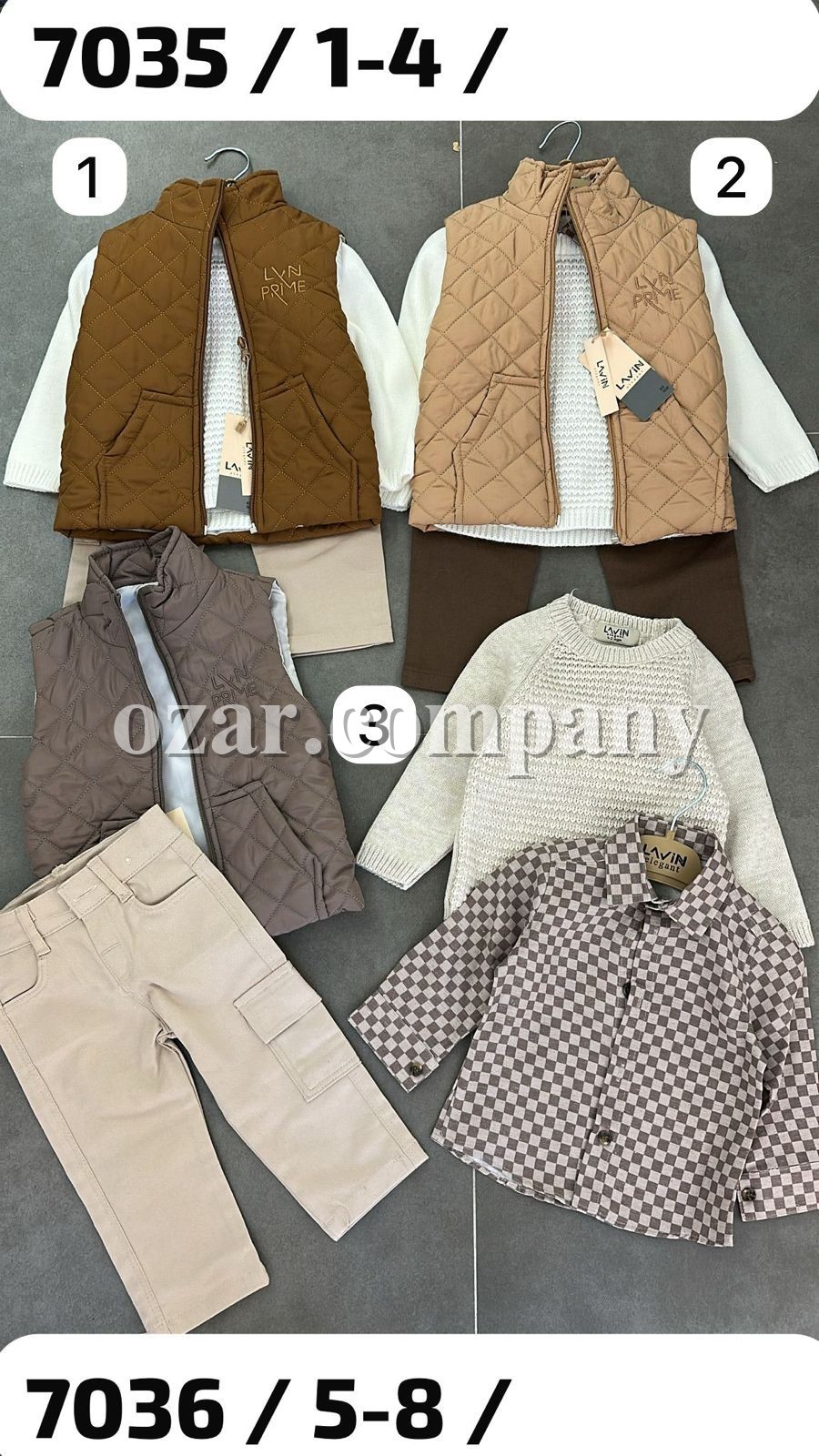 Костюм Четвёрка Для Мальчика Lavin (5-6-7-8лет) 