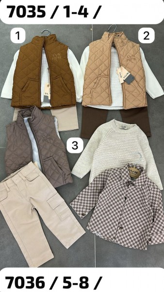 Костюм Четвёрка Для Мальчика Lavin (5-6-7-8лет) 