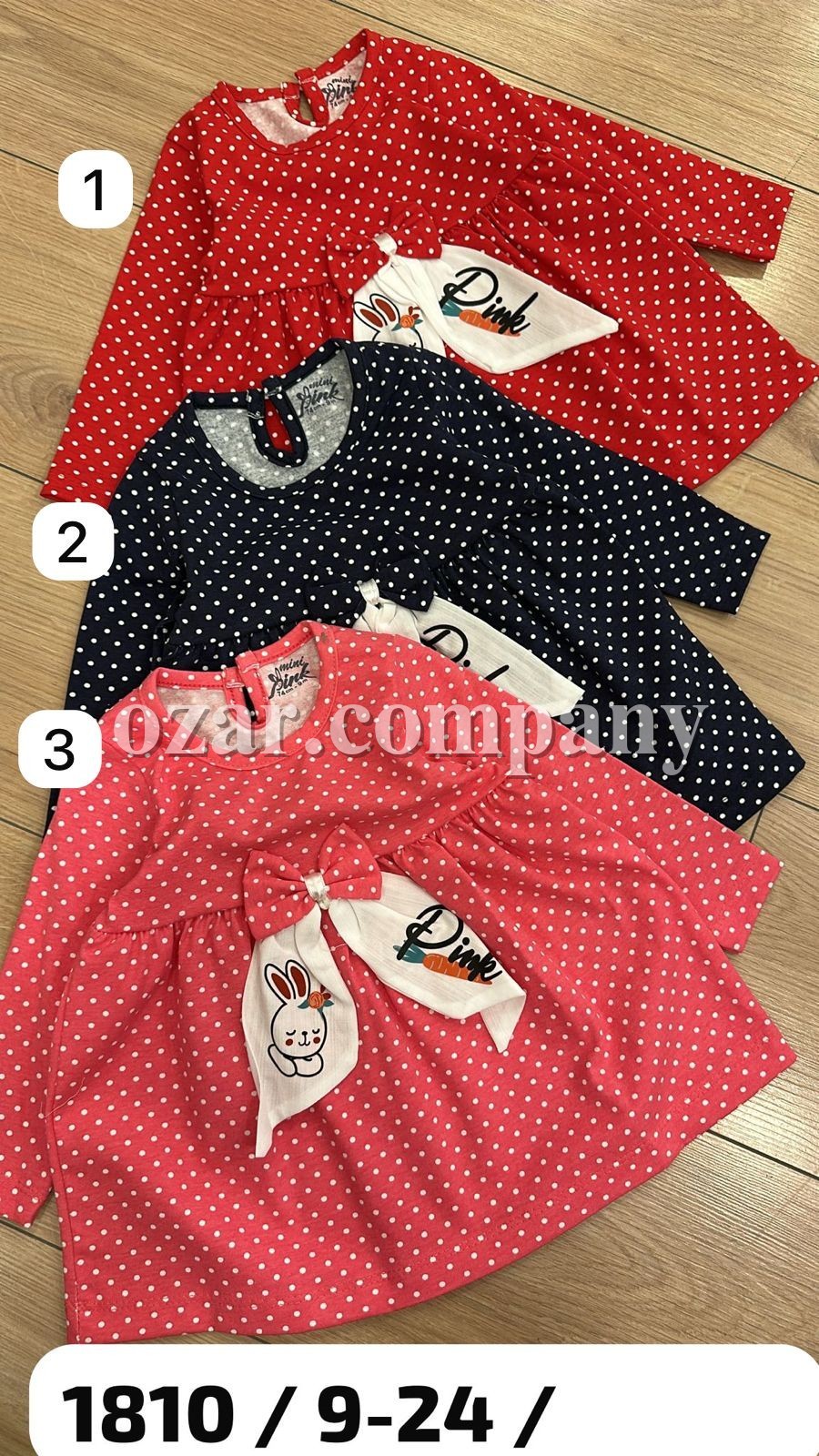 Платье Для Девочки Mini Pink (9-12-18-24мес.)