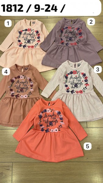 Платье Для Девочки Mini Pink (9-12-18-24мес.)