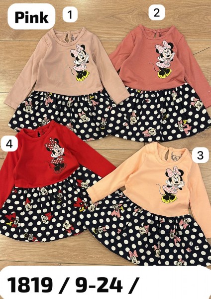 Платье Для Девочки Mini Pink (9-12-18-24мес.)