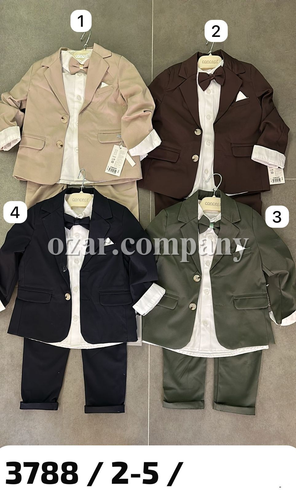 Костюм Тройка Для Мальчика Concept (2-3-4-5лет)