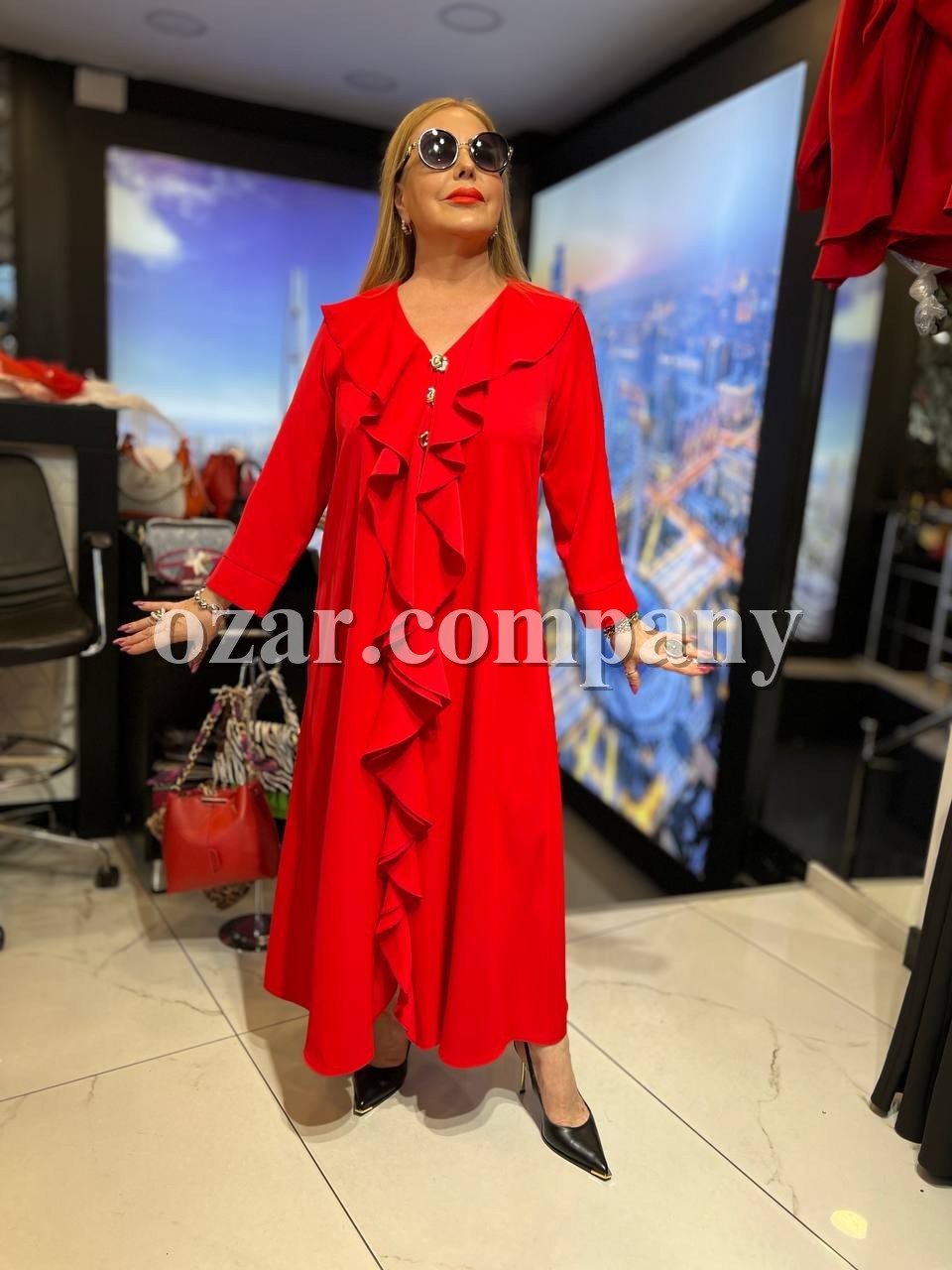 Женское Платье Iness (Большие размеры)