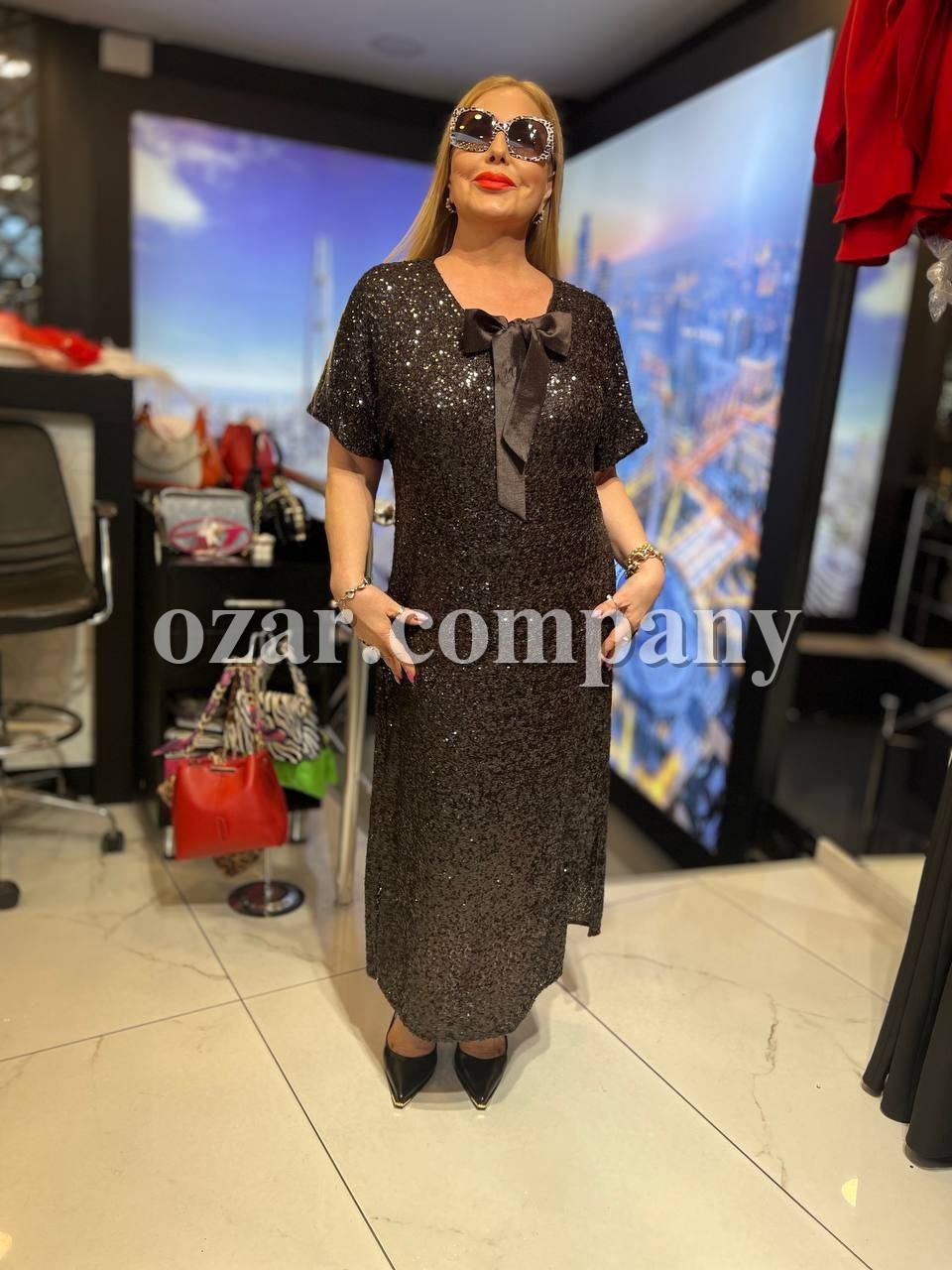 Женское Платье Iness (Большие размеры)