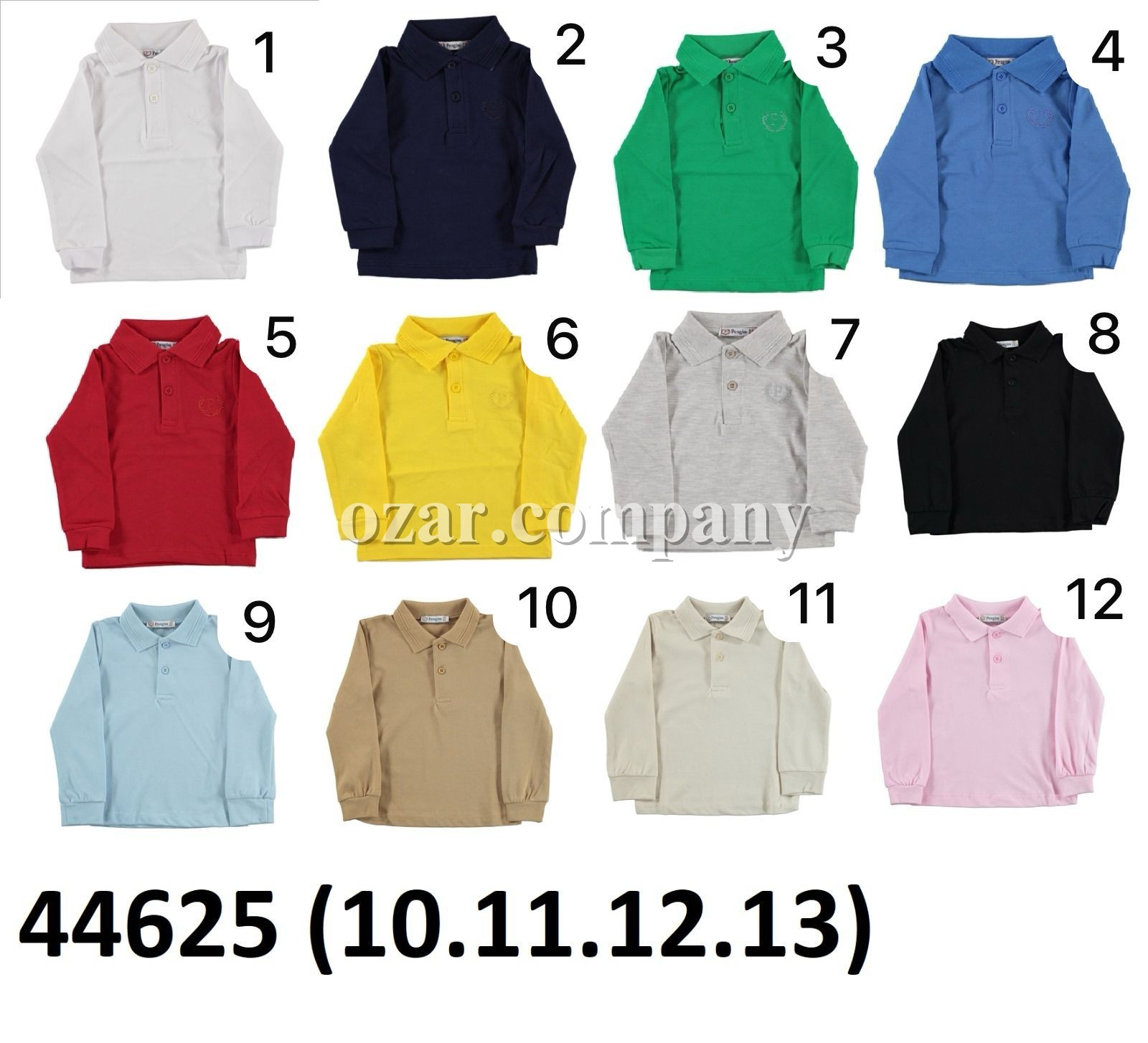 Свитшот Поло Для Мальчика Pengim (10-11-12-13лет) 
