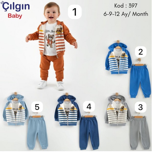 Костюм Тройка Для Мальчика Cilgin (6-9-12мес.)