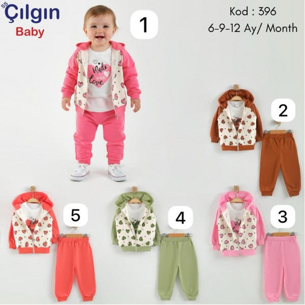 Костюм Тройка Для Девочки Cilgin (6-9-12мес.)