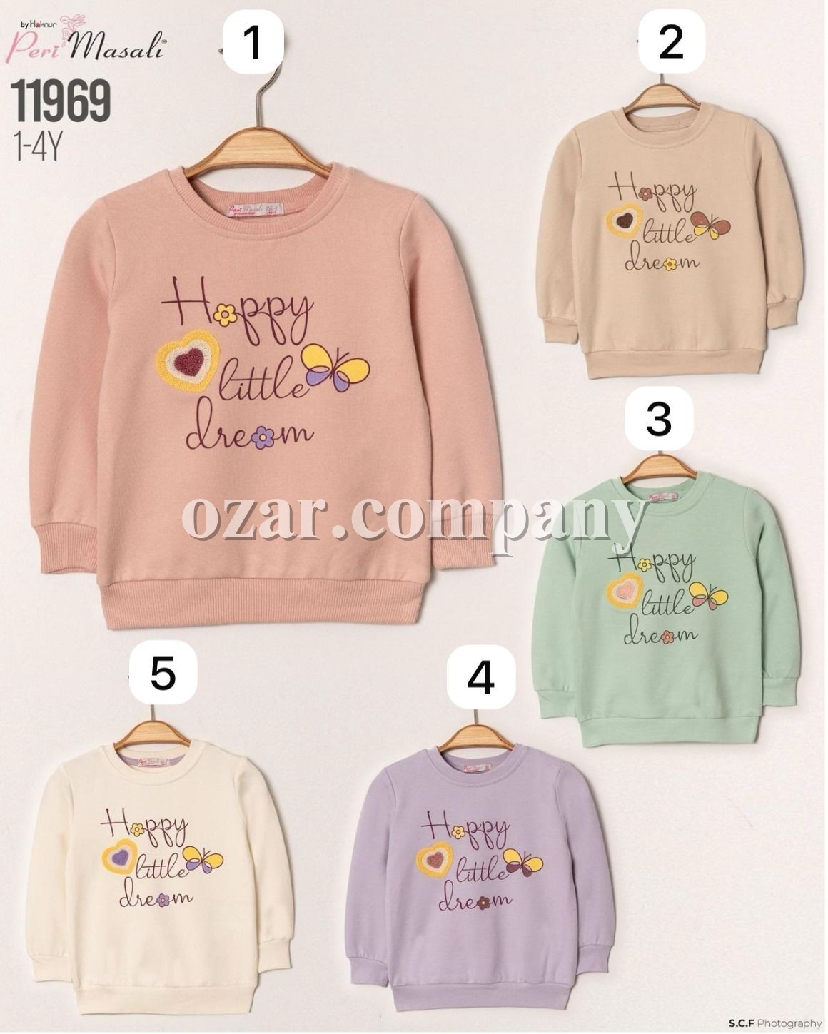 Свитшот Для Девочки Peri Masali (1-2-3-4лет) 