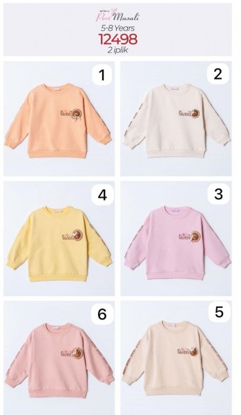 Свитшот Двунитка Для Девочки Peri Masali (5-6-7-8лет) 