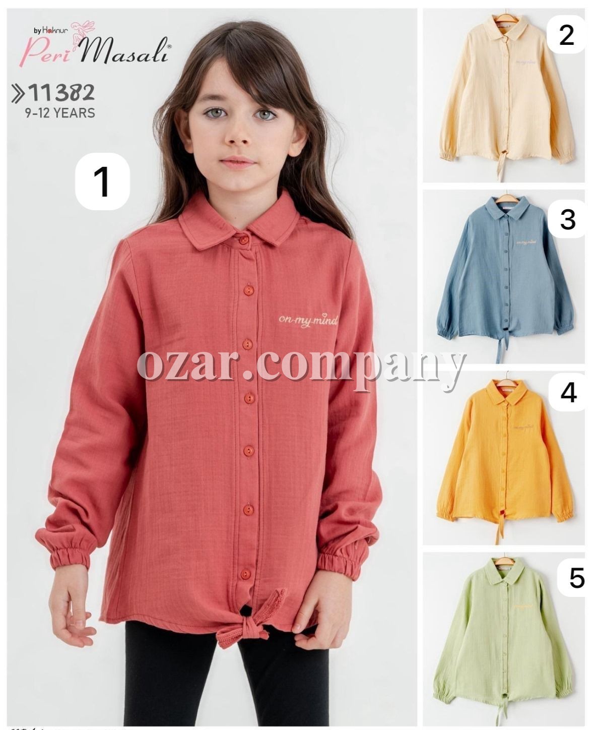 Рубашка Для Девочки Peri Masali (9-10-11-12лет) 