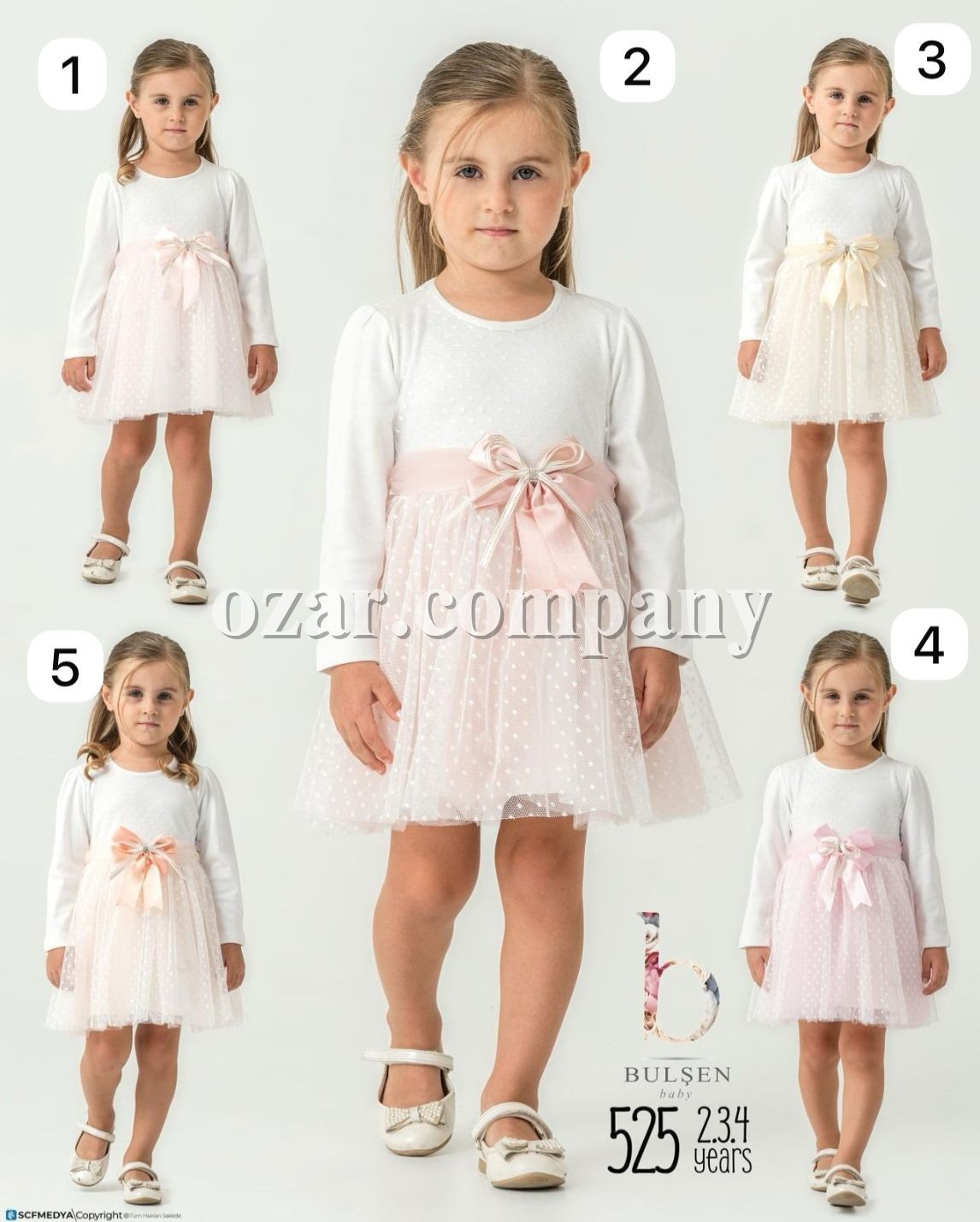 Нарядное Платье Для Девочки Bulsen (2-3-4лет) 