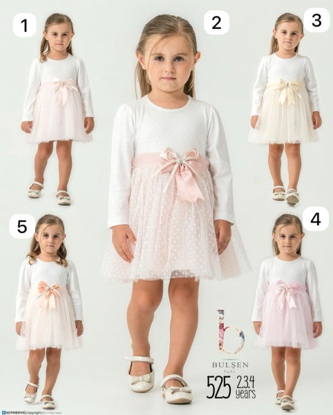 Нарядное Платье Для Девочки Bulsen (2-3-4лет) 