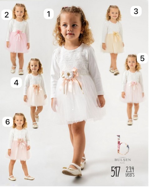 Нарядное Платье Для Девочки Bulsen (2-3-4лет) 