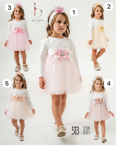 Нарядное Платье Для Девочки Bulsen (2-3-4лет) 