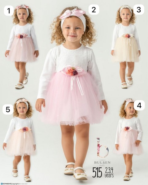 Нарядное Платье Для Девочки Bulsen (2-3-4лет) 