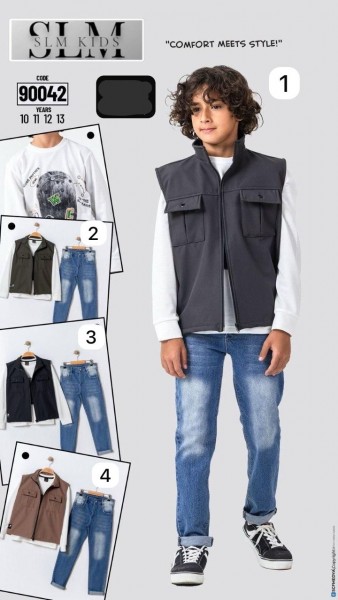 Костюм Тройка Для Мальчика SLM Kids (10-11-12-13лет)