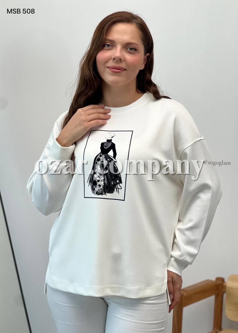 Женский Свитшот Sogo (Большие размеры)