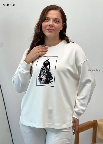 Женский Свитшот Sogo (Большие размеры)