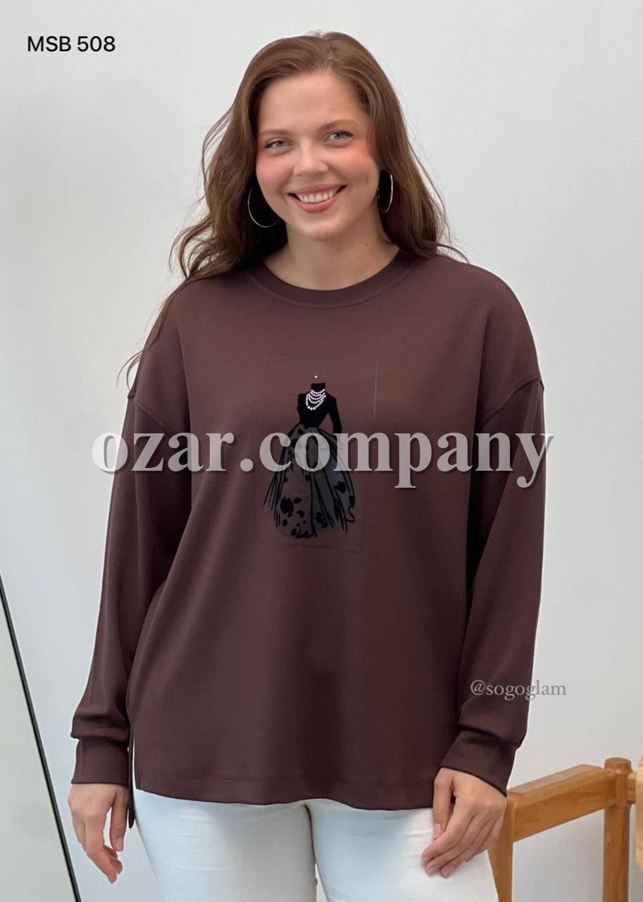 Женский Свитшот Sogo (Большие размеры)