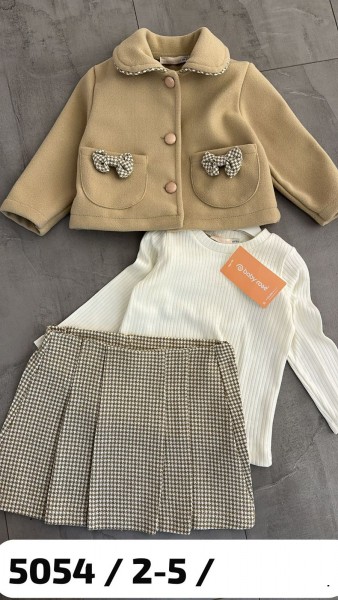 Костюм Тройка Для Девочки Baby Rose (2-3-4-5лет)