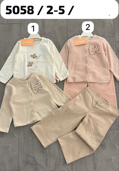 Костюм Тройка Для Девочки Baby Rose (2-3-4-5лет)