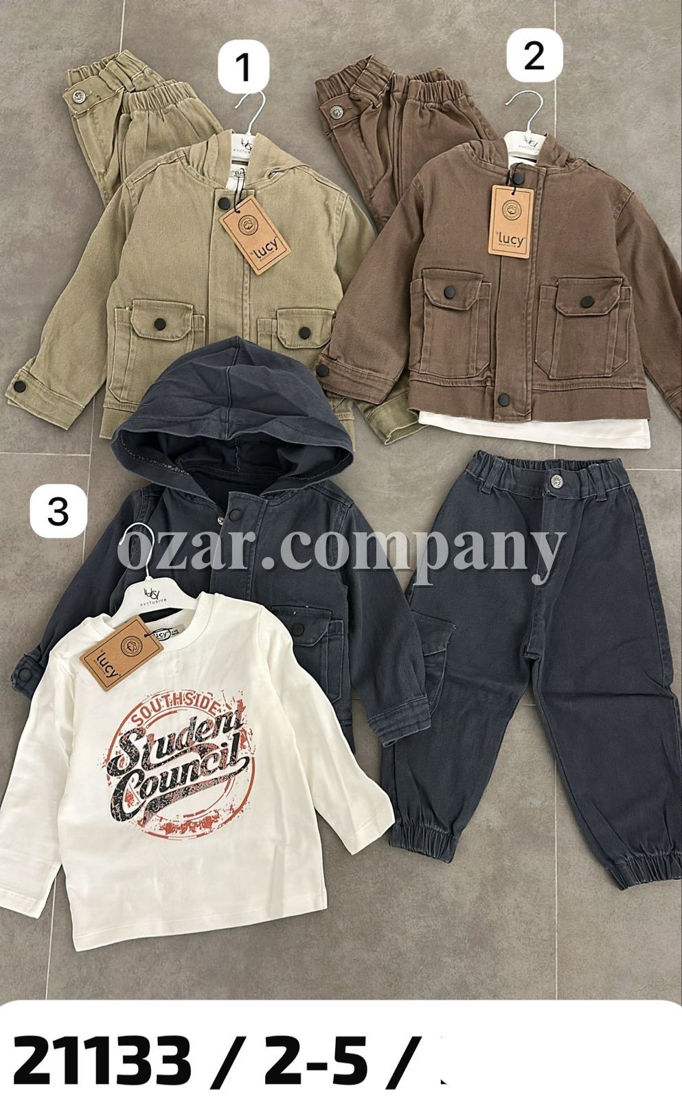 Костюм Тройка Для Мальчика Lucy (2-3-4-5лет)