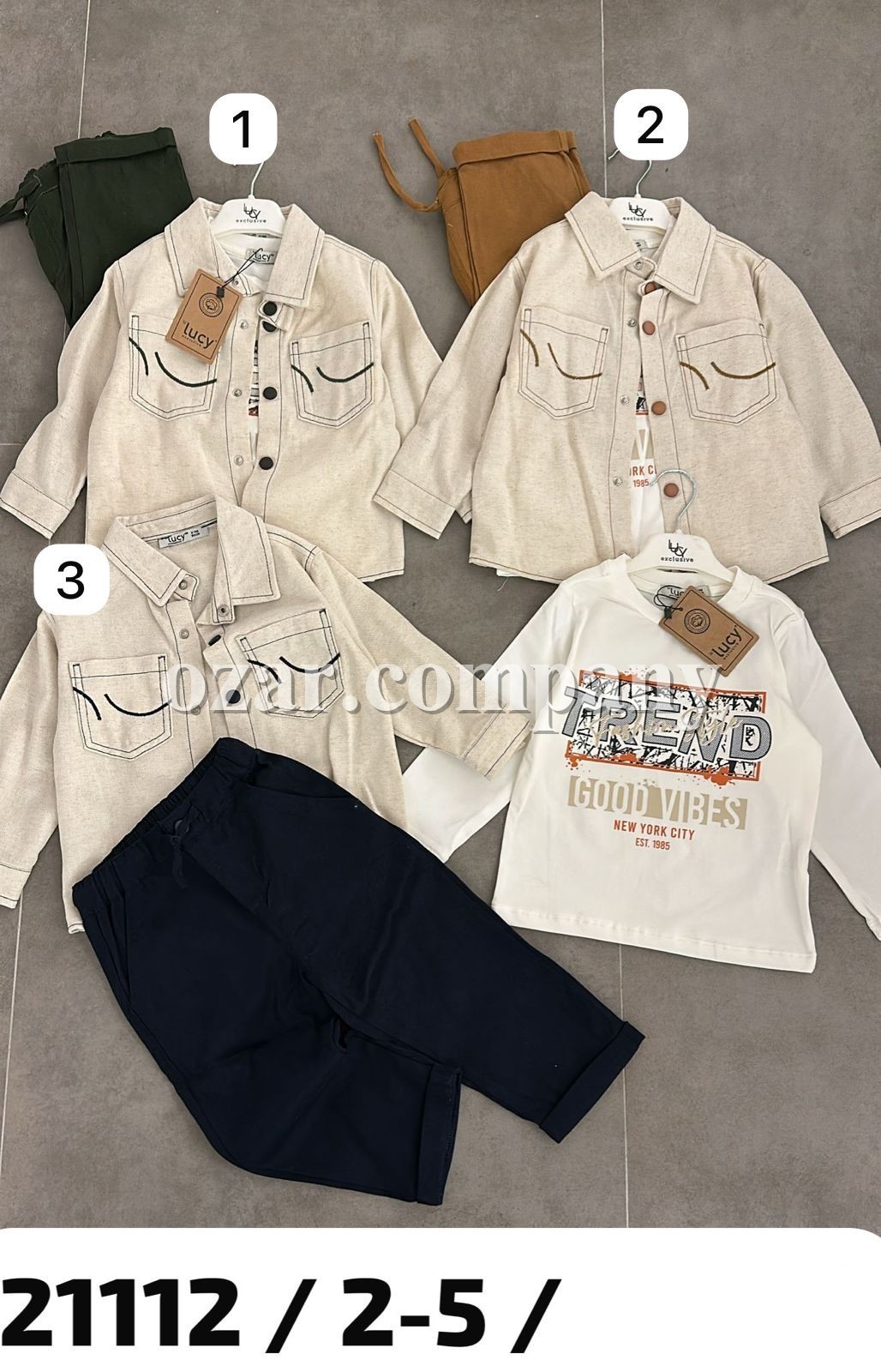 Костюм Тройка Для Мальчика Lucy (2-3-4-5лет)