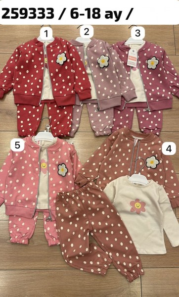 Костюм Тройка Для Девочки My Bella (6-9-12-18мес.)