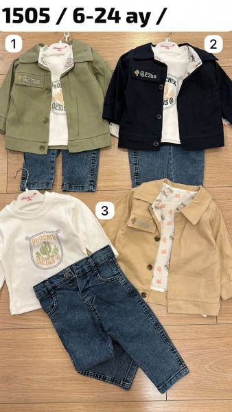 Костюм Тройка Для Мальчика Bebedexs (6-12-18-24мес.)