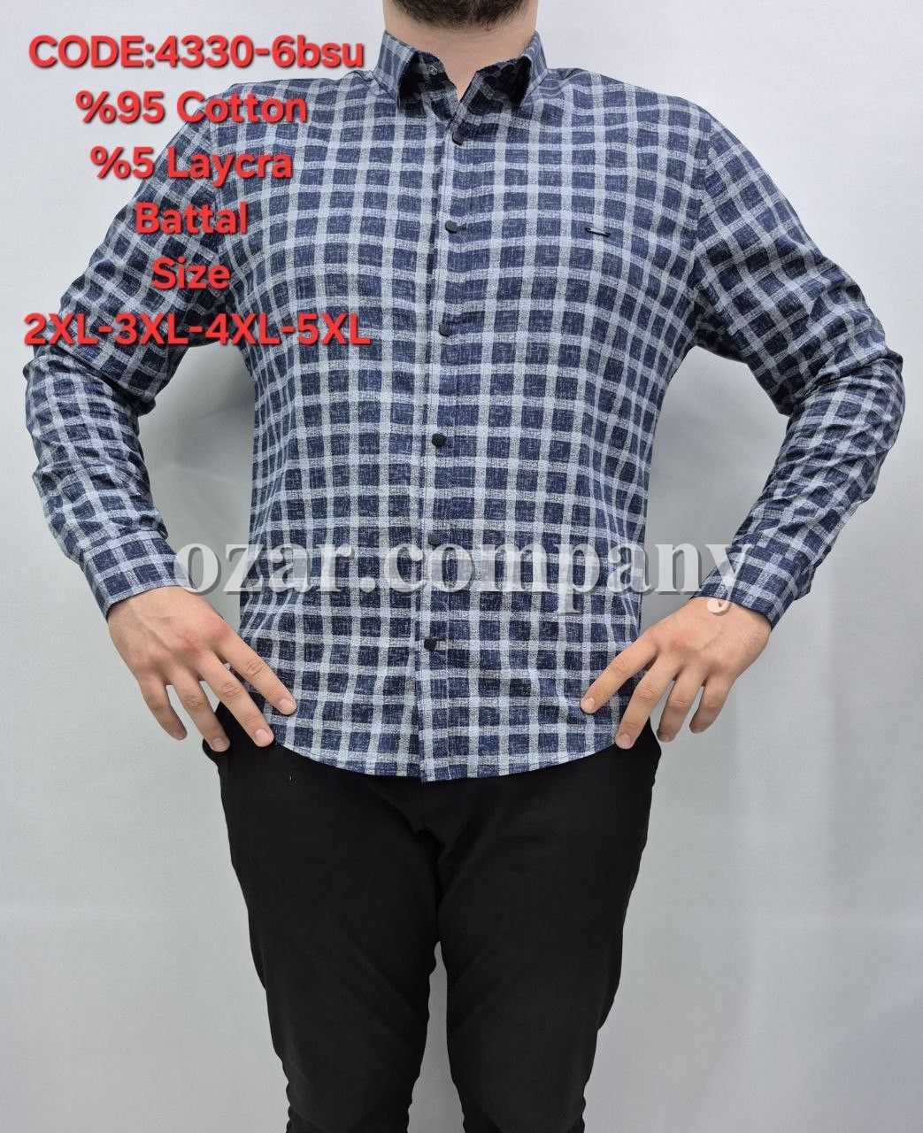 Мужская Рубашка Barbegal (Большие размеры)