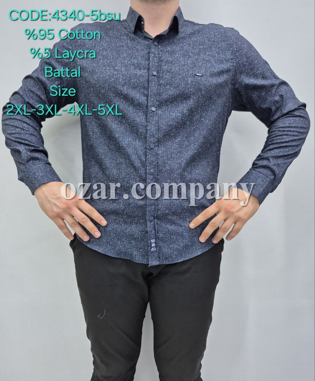 Мужская Рубашка Barbegal (Большие размеры)