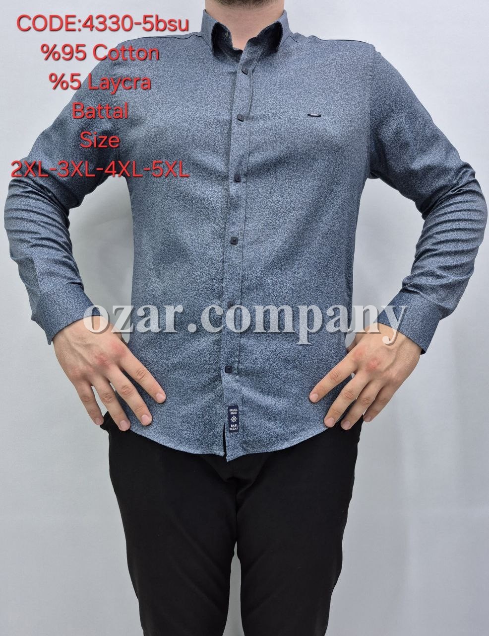 Мужская Рубашка Barbegal (Большие размеры)