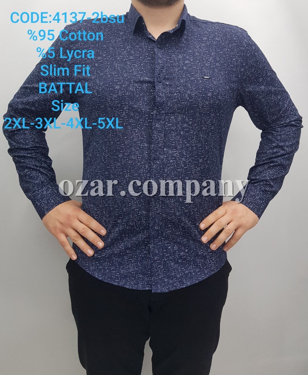 Мужская Рубашка Barbegal (Большие размеры)