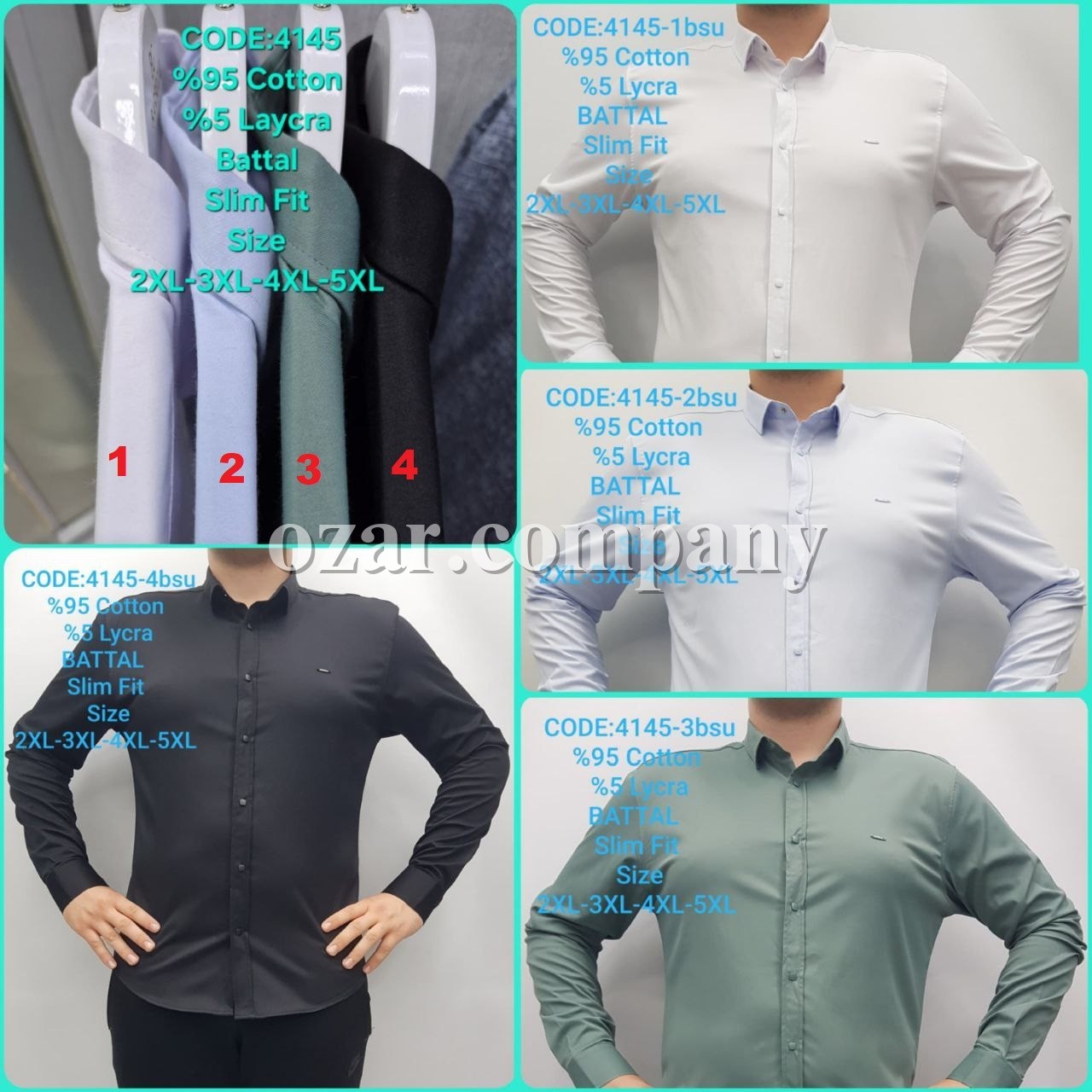 Мужская Рубашка Barbegal (Большие размеры)