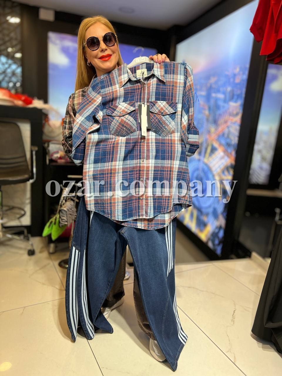 Женская Рубашка Iness (Большие размеры)