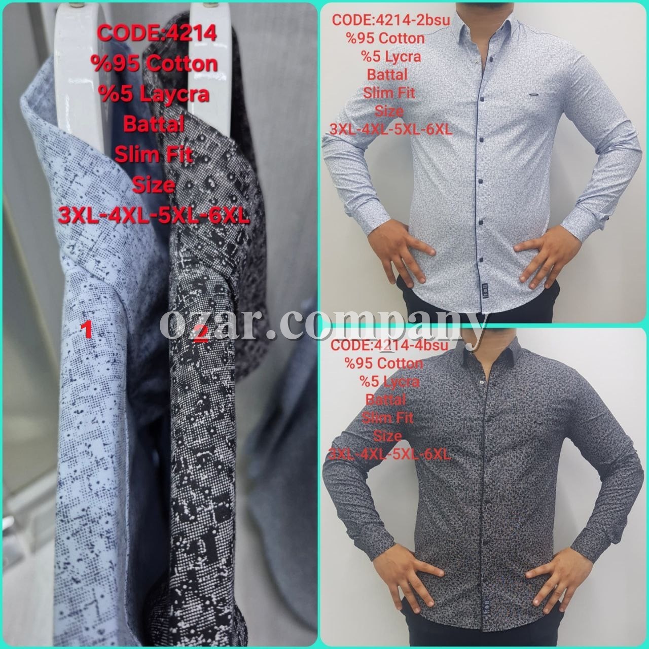 Мужская Рубашка Barbegal (Большие размеры)